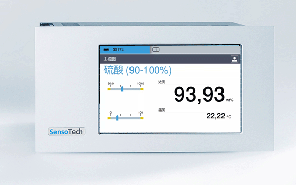 使用 LiquiSonic® 测量硫酸浓度